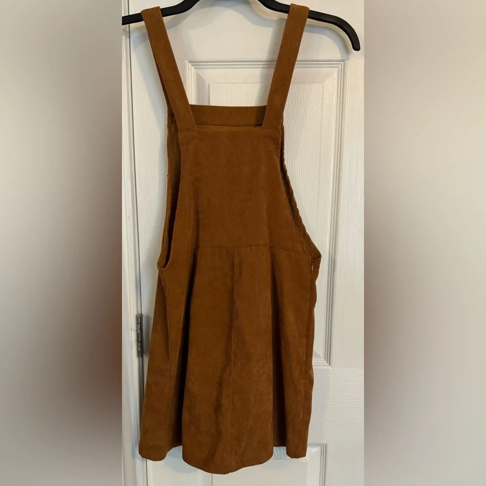 SHEIN Women's Corduroy Brown Dress Size Medium - Picture 2 of 3